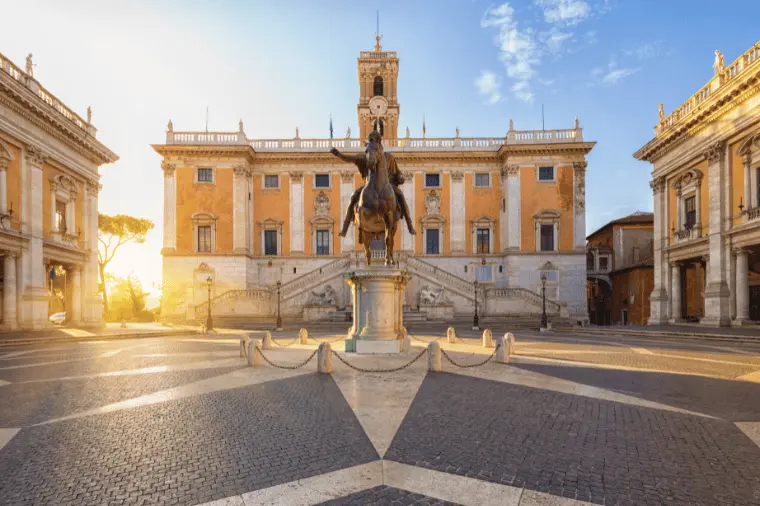 Capitoline Hill overlooking Rome