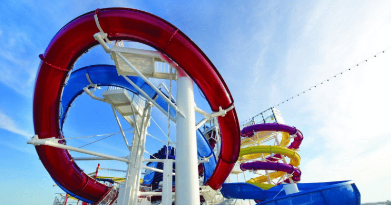 Thrilling Slides at the Aqua Park