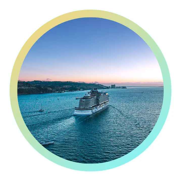 The kids will love racing around the top of the ship with the onboard go-karting