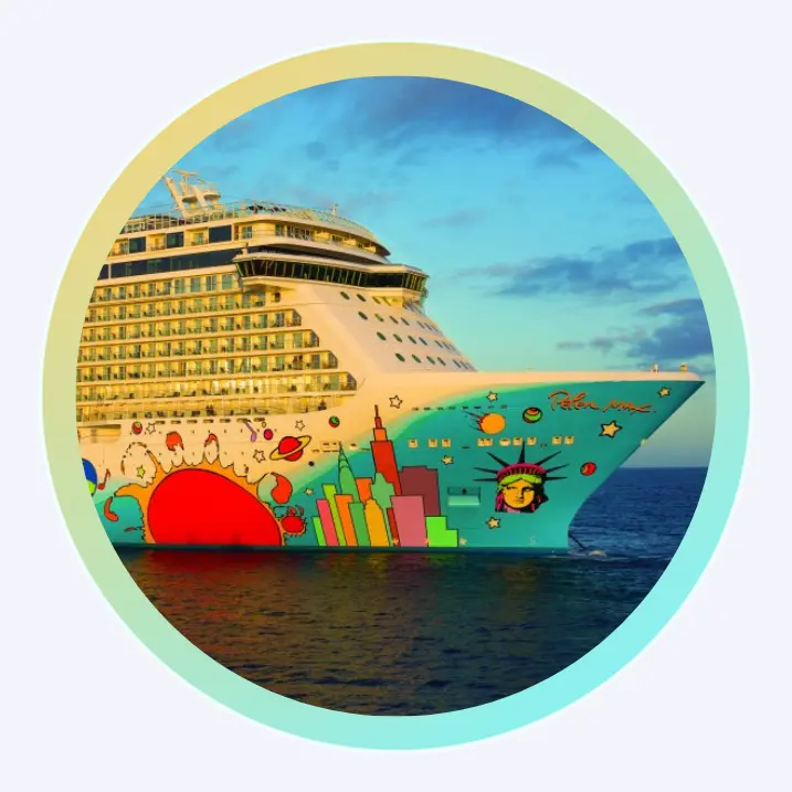 The Brilliant Norwegian Breakaway cruise ship