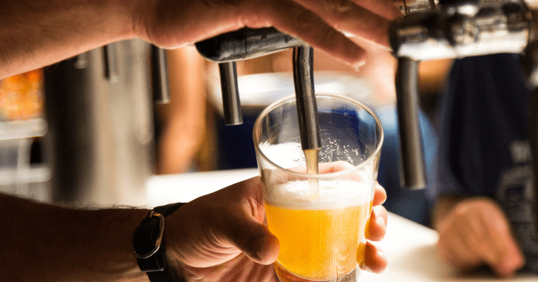 Say Cheers to beer at one of the bars onboard Virgin Voyages